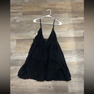 Forever 21 Low Cut Black Dress
